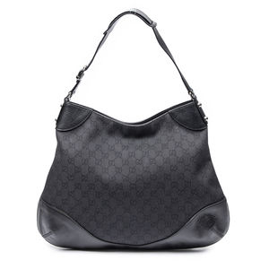 Gucci Large Hobo in Black Monogrammed Denim Canvas